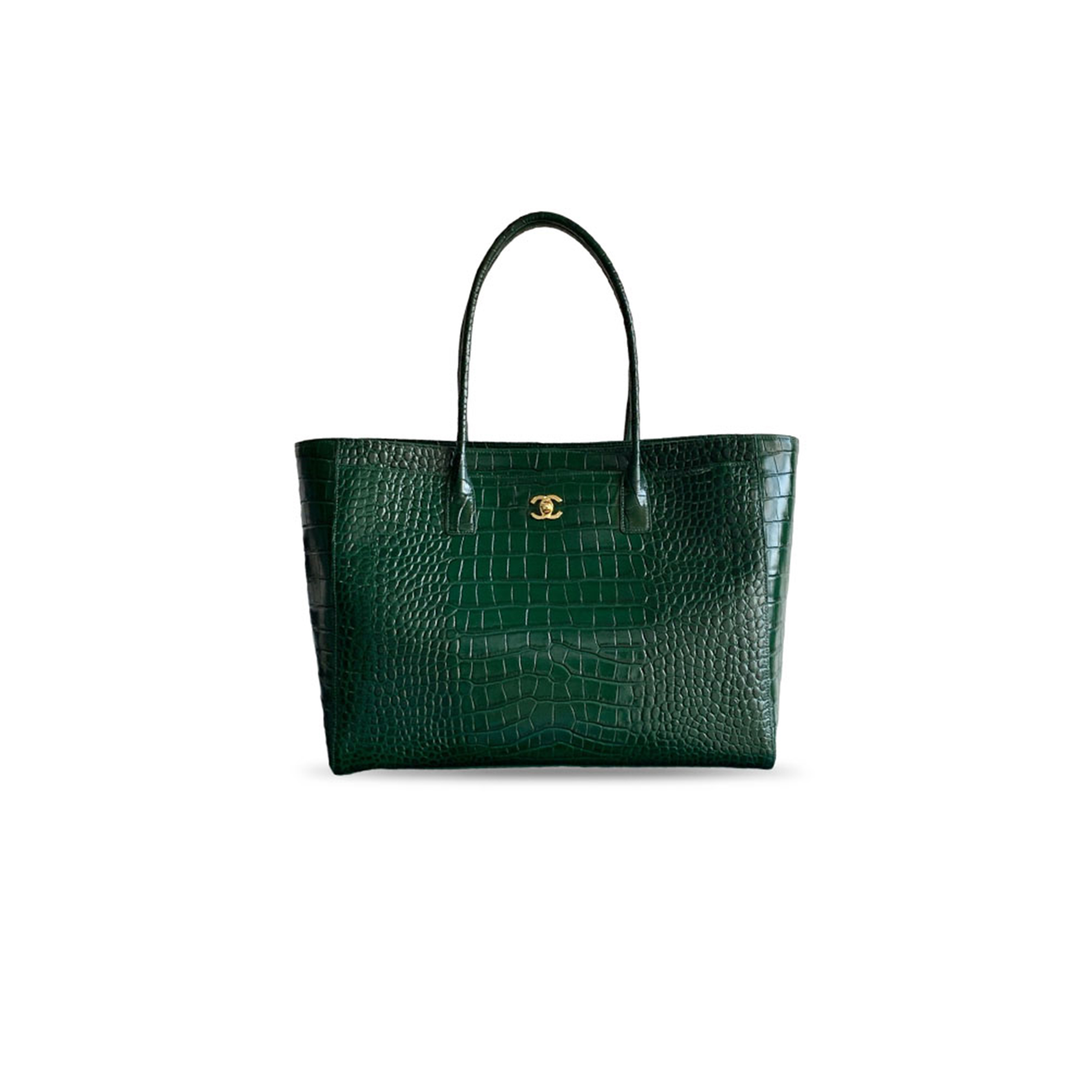CHANEL CALFSKIN CROCODILE EMBOSSED ARCHETYPE LARGE SHOPPER TOTE AS6244 (47*31*15cm)